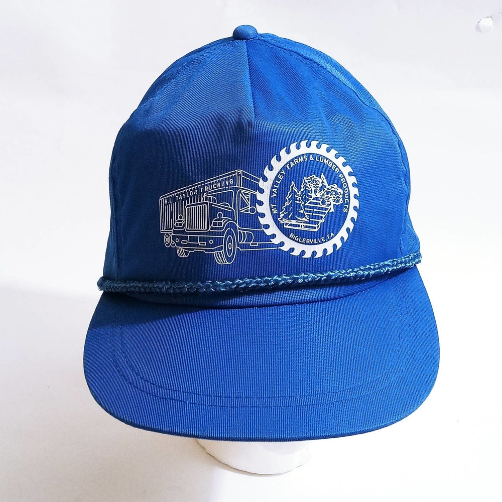 Vintage Mt Valley Farms & Lumber H L Taylor Trucking Semi Snapback Hat (hb3)